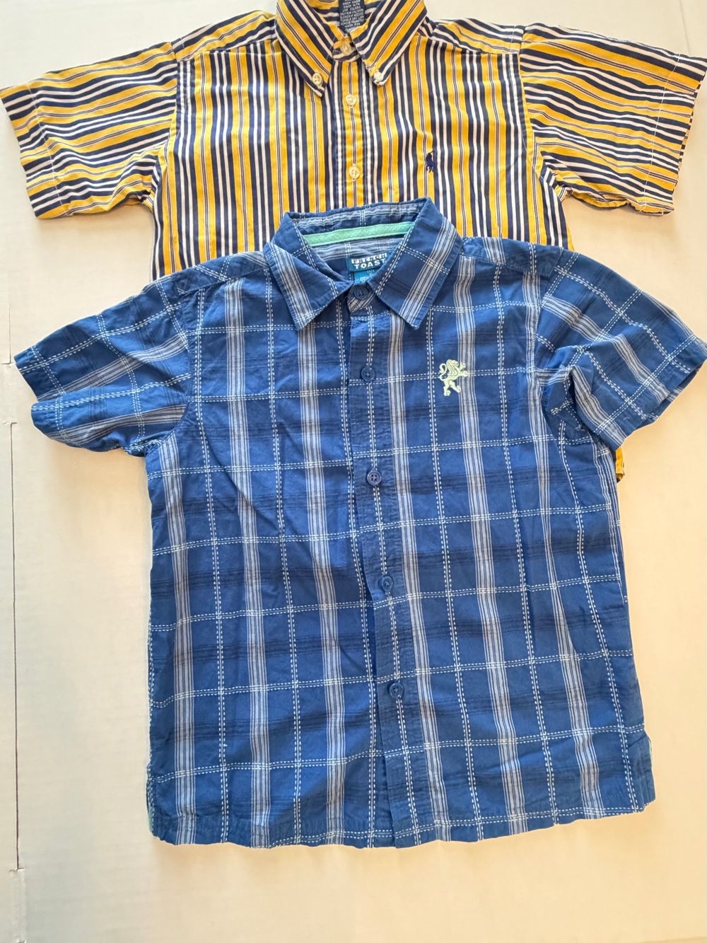 Boys Size 5 Button Down Shirt Lot – Ralph Lauren + French Toast” 100% Cotton